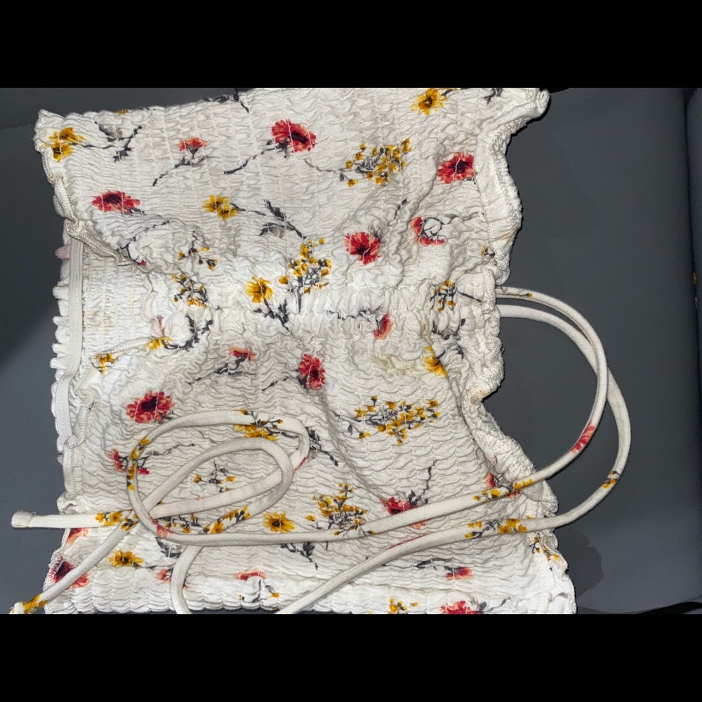 Floral crop top